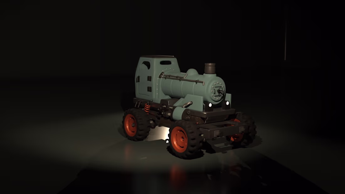Cover image for 3D Modeling of toon tractor