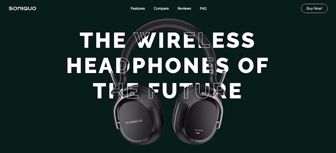 Cover image for Headphone Startup Website Development