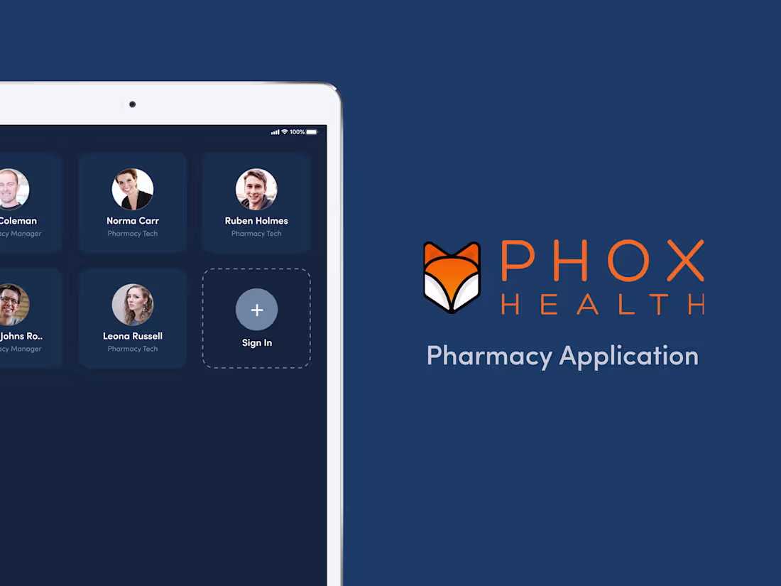 Cover image for Phox Health - Healthcare SaaS UX