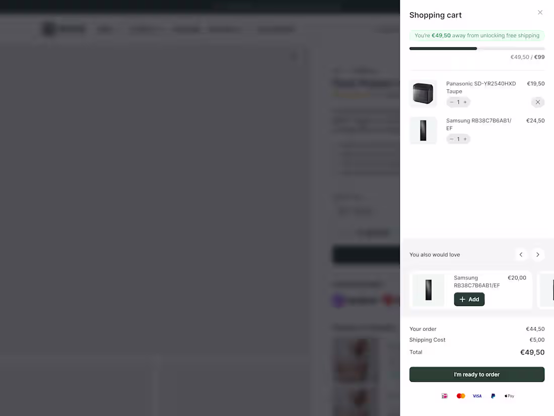 Cover image for Most e-commerce stores leave money in the cart. Not because ...