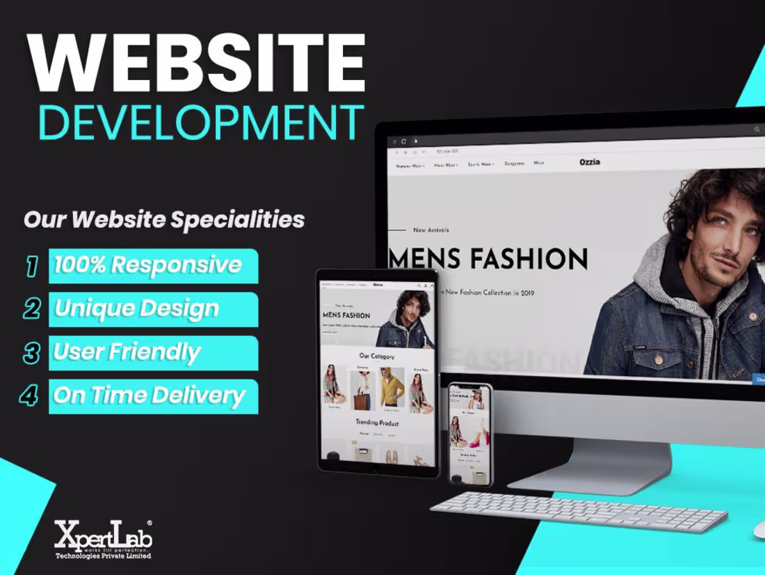 Cover image for Website Development with Admin Panel