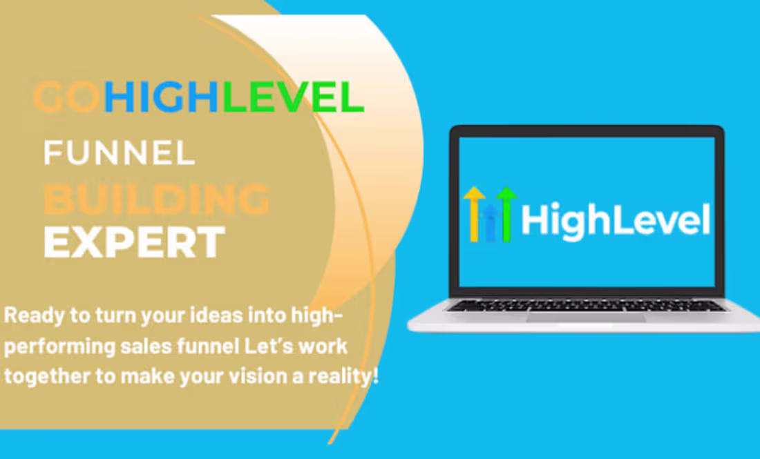 Cover image for I will be your gohighlevel expert for go high level website and…