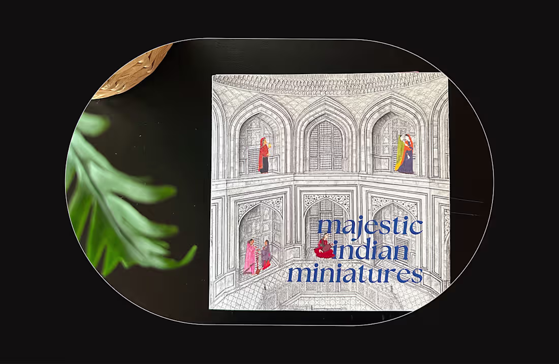 Cover image for Majestic Indian Miniatures | Book Design