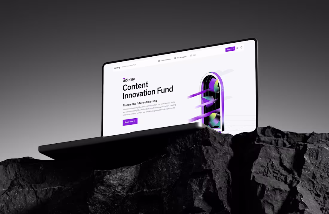 Cover image for Udemy - Content Innovation Fund