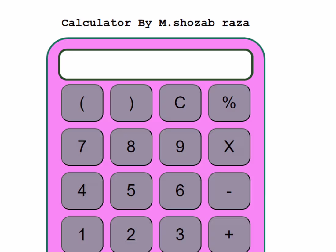 Cover image for A Calculator