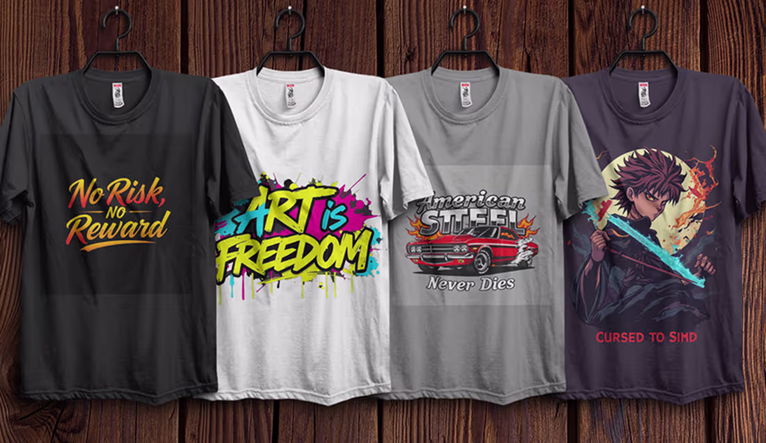 Cover image for Creative T-Shirt Design Collection for Fashion Branding