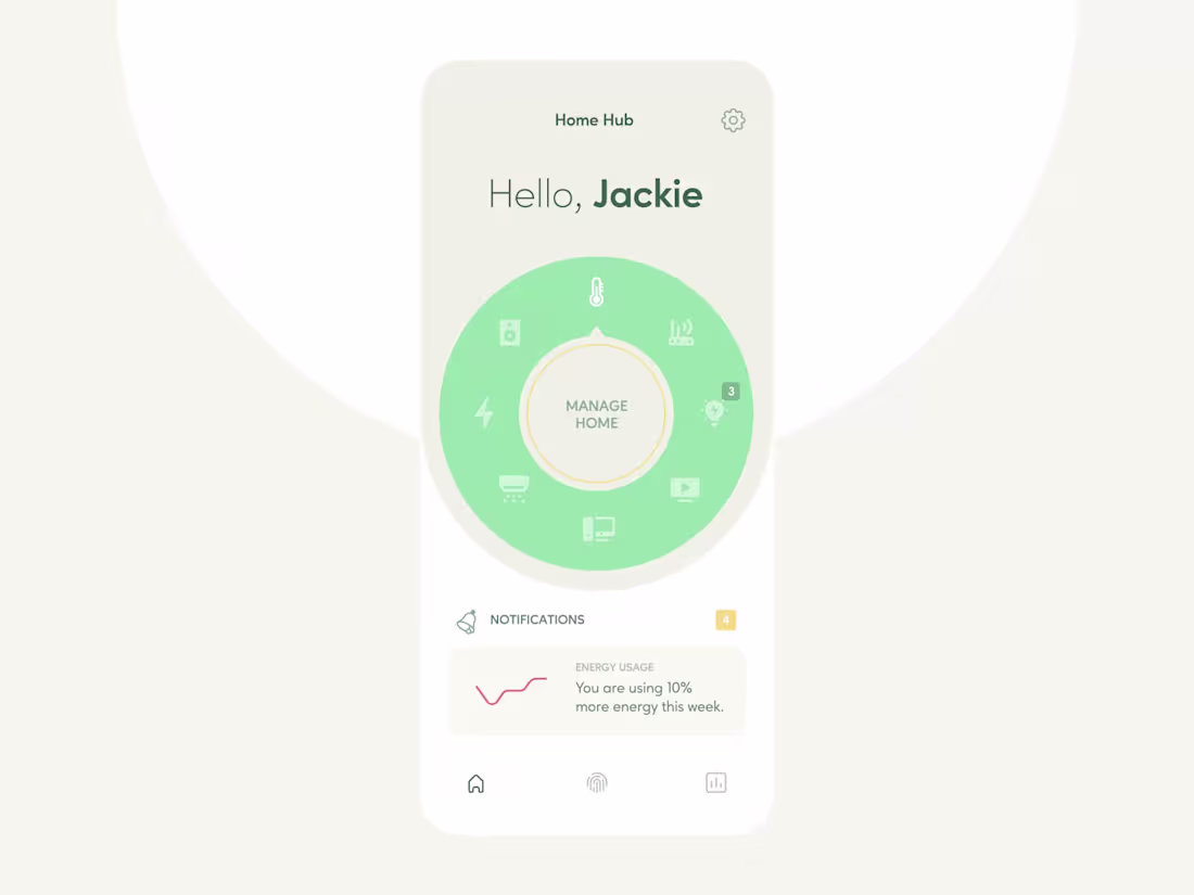 Cover image for Smart Home Remote Mobile App Interaction
