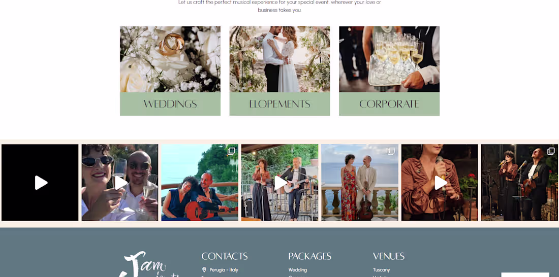 Cover image for Website Creation for Music Band