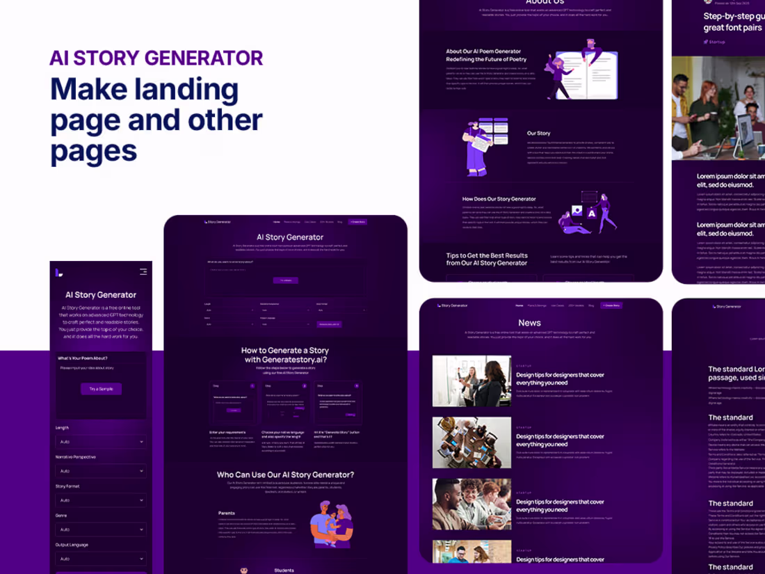 Cover image for AI Story Generator is a