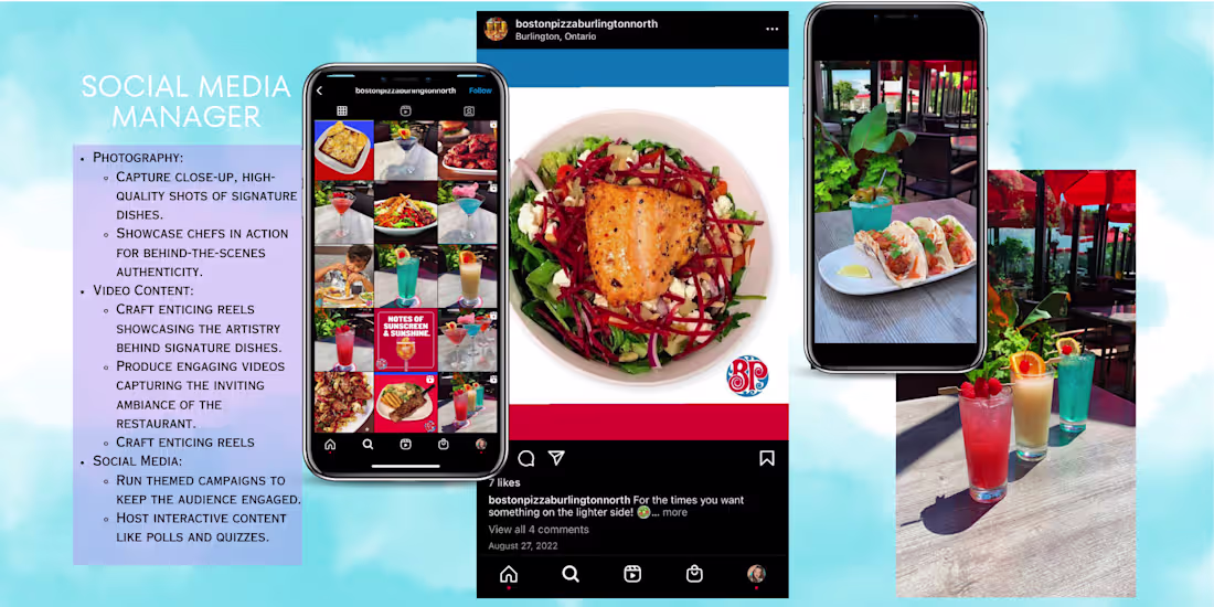 Cover image for Restaurant Social Media Management