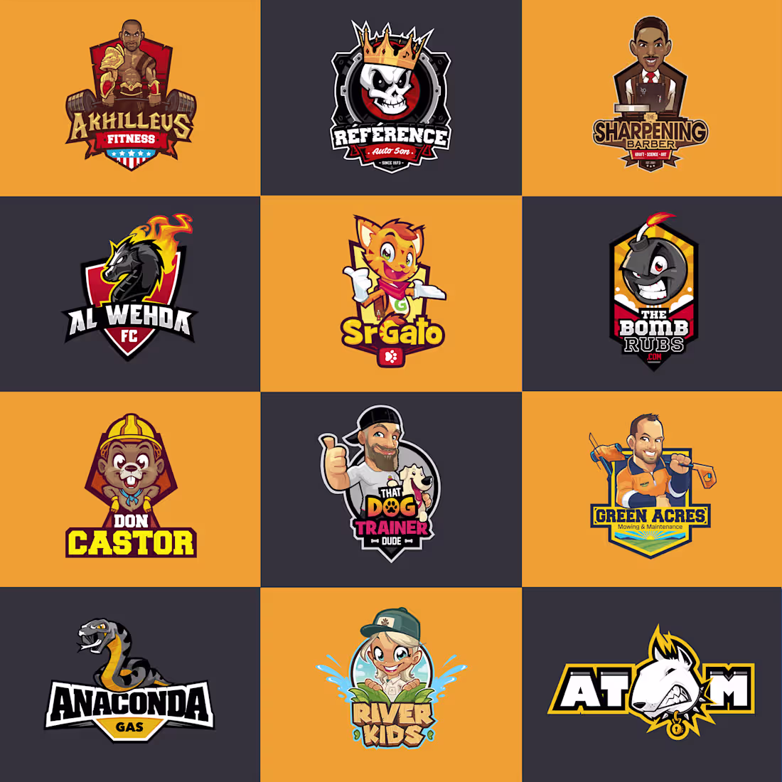 Cover image for Illustrative logo design