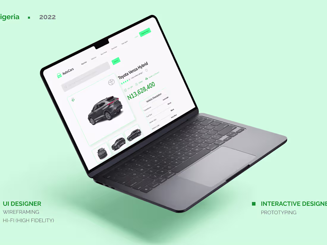 Cover image for AutoCars UX/UI Project (Figma)