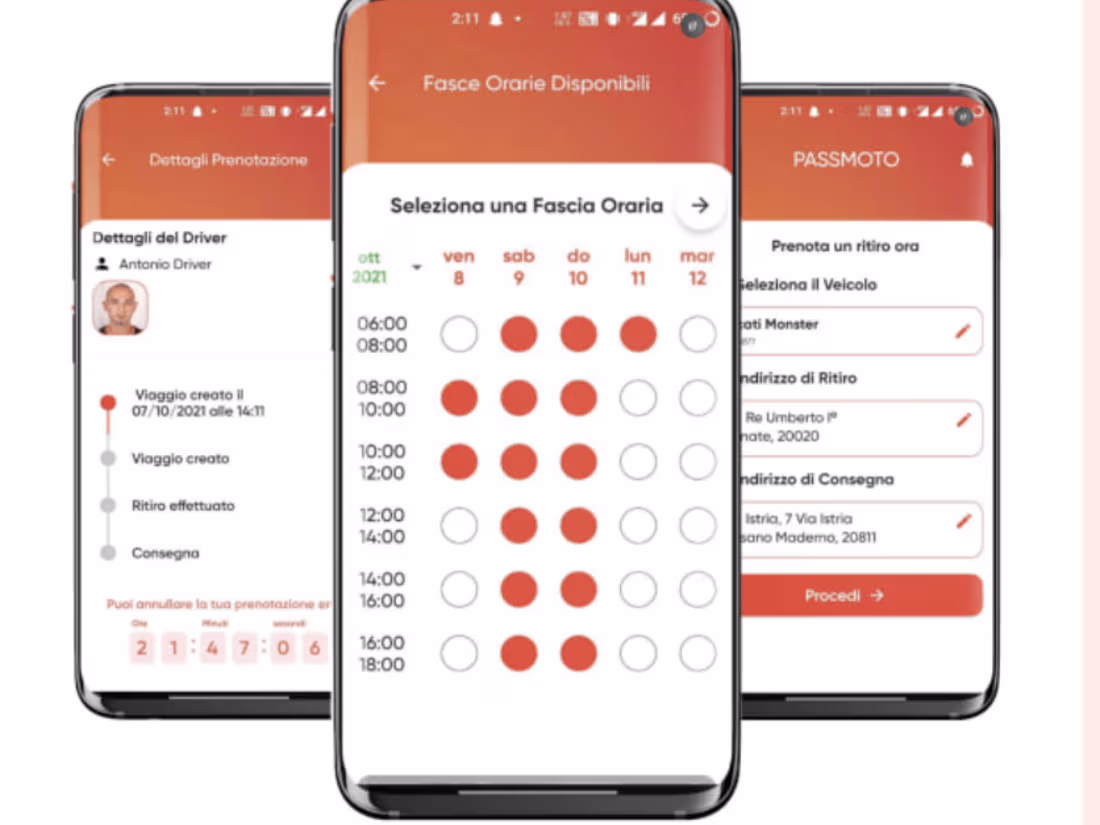Cover image for Web and mobile application for Italian mobility brand