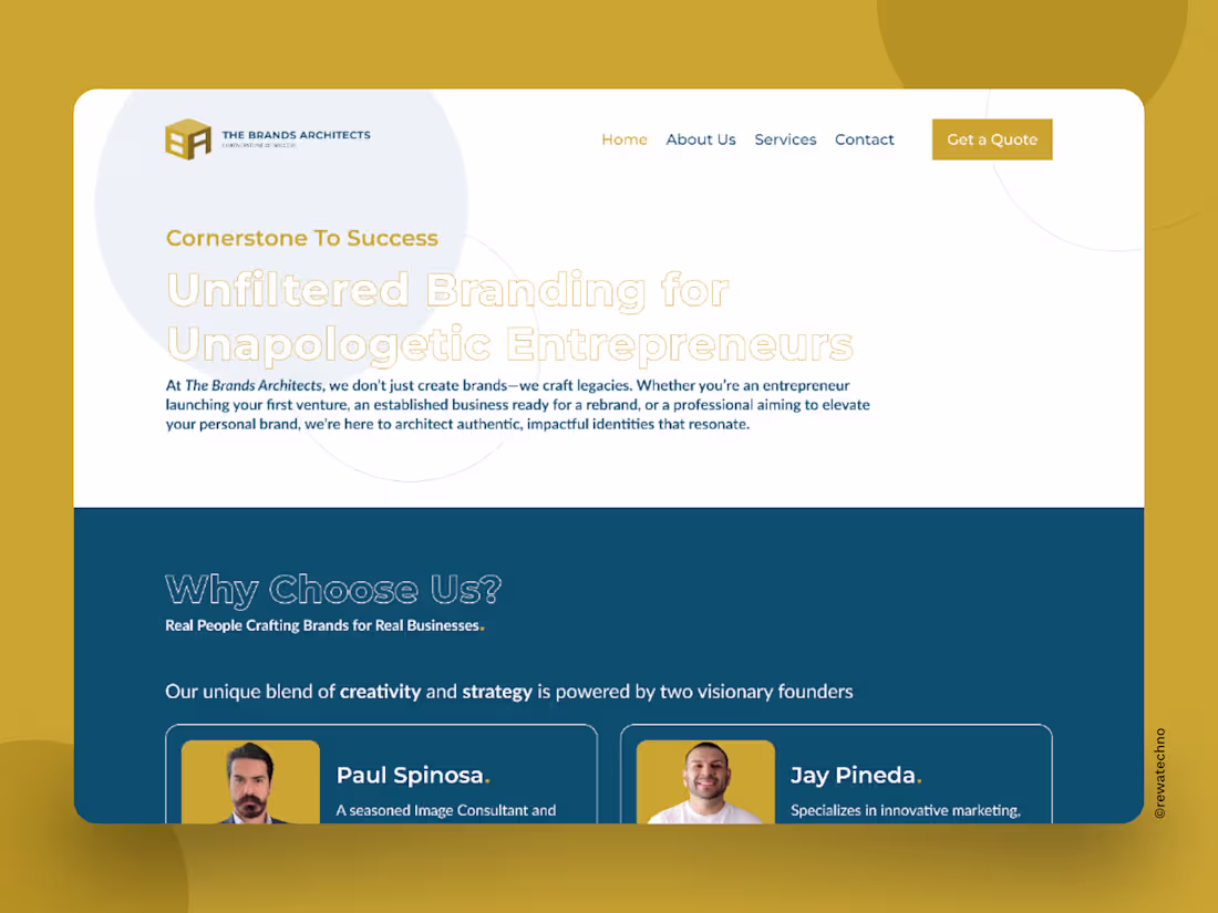 Cover image for The Brand Architects