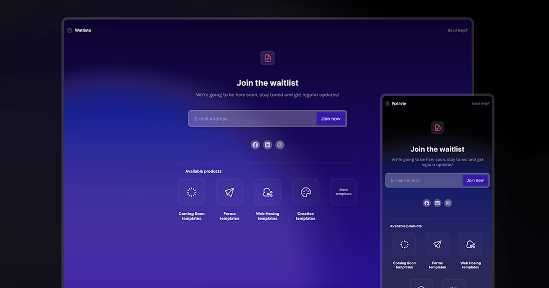 Cover image for Watlisto - Framer template