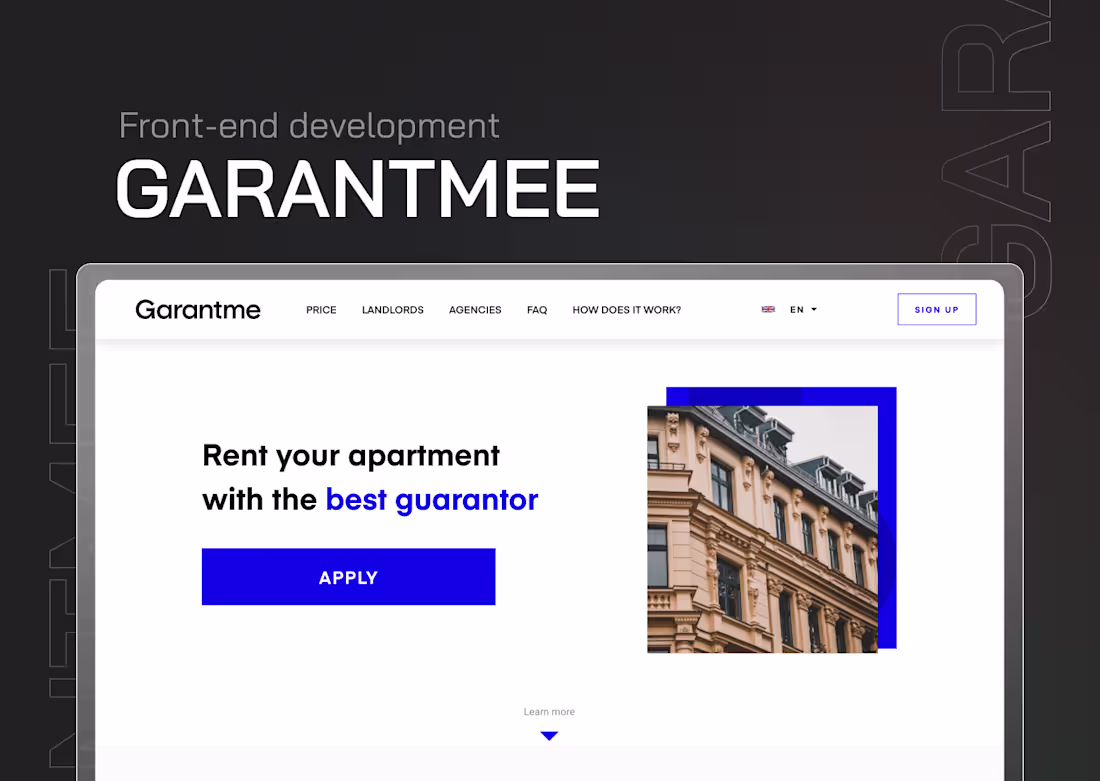 Cover image for Garantme provides rental guarantors services.