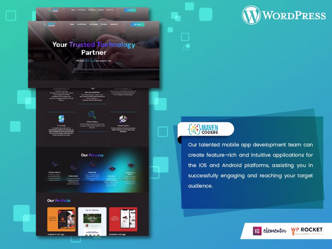 Cover image for IT Company Website Design Using DIVI Builder on WordPress