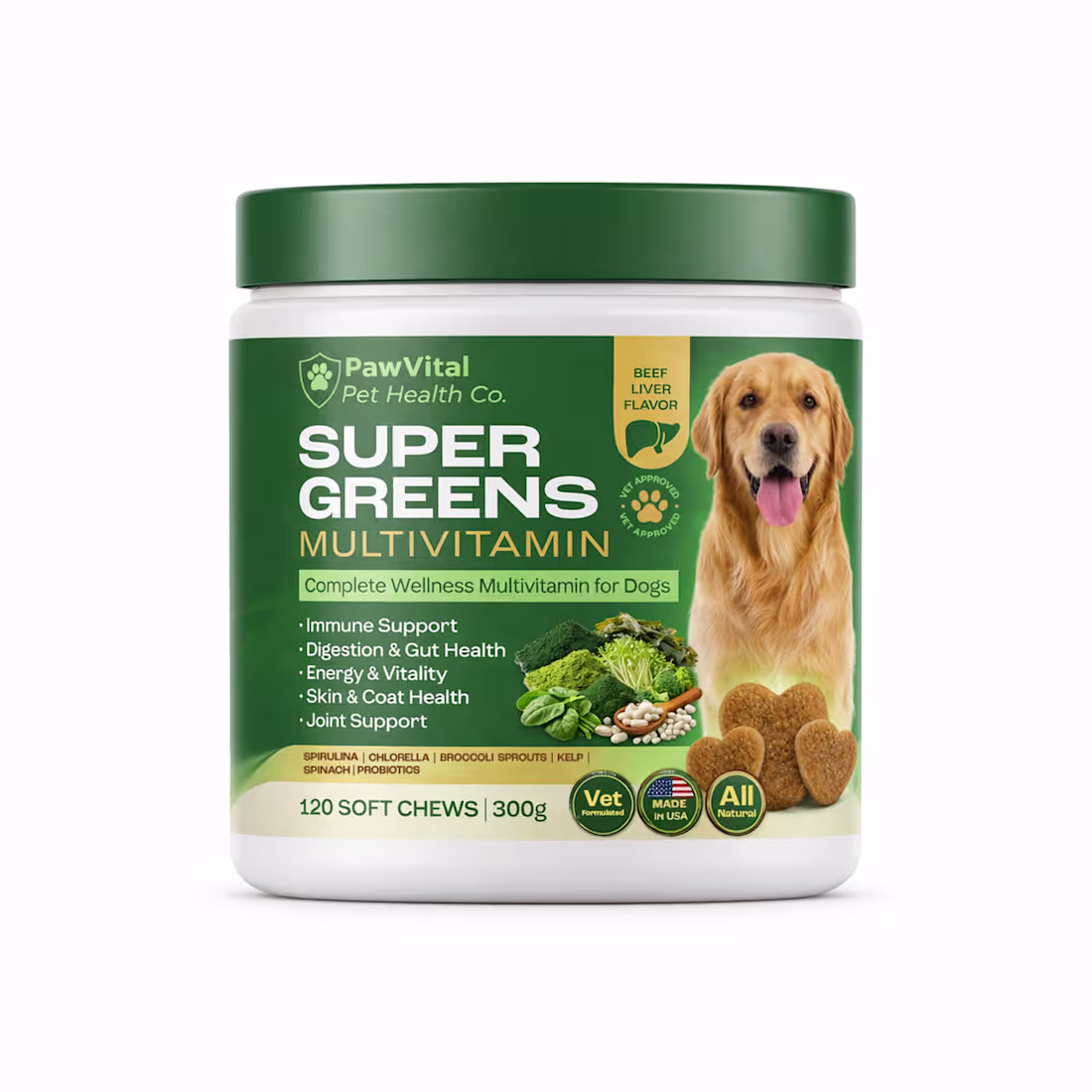 Cover image for PawVital – Super Greens Multivitamin