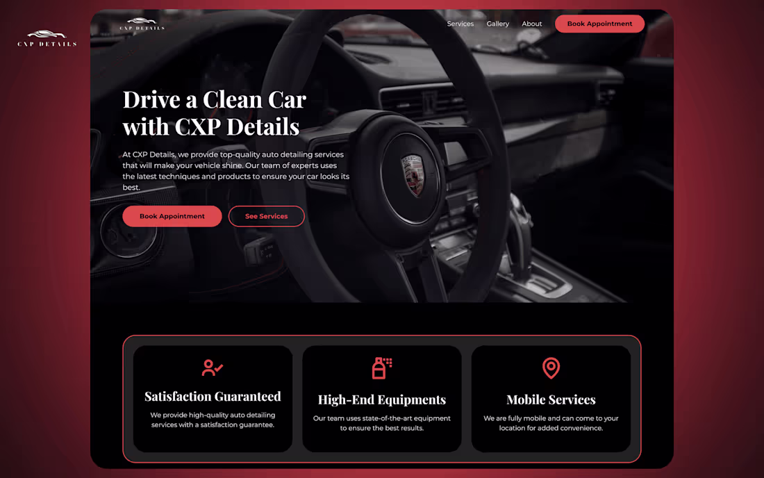 Cover image for Auto Detailing | CXP Details