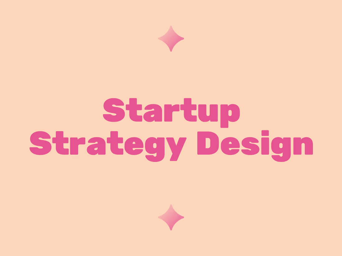 Cover image for Startup Strategy Design