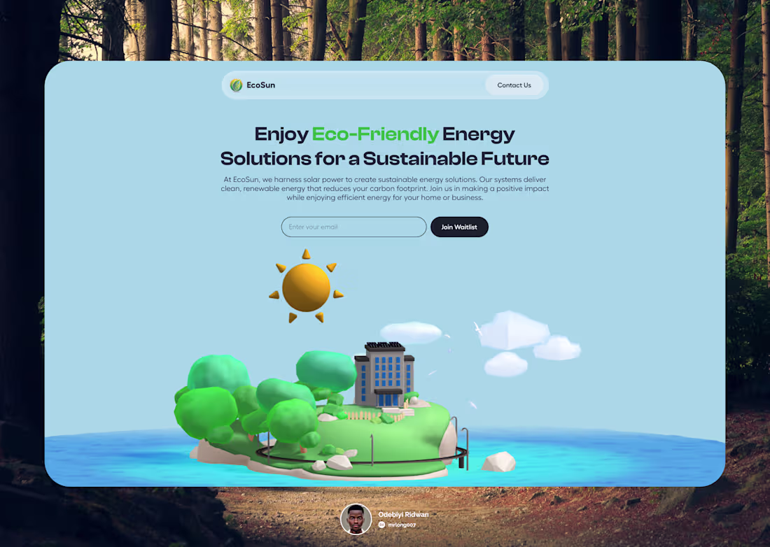 Cover image for Framer - Solar Website Waitlist Page