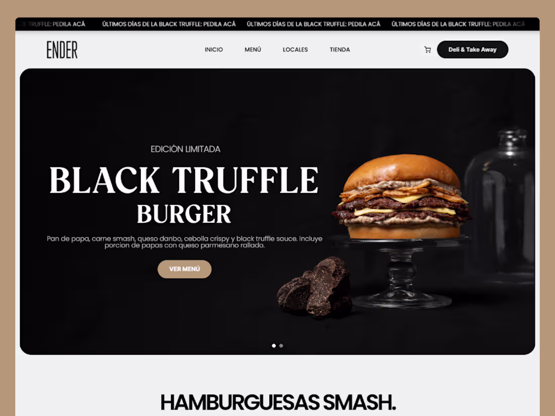 Cover image for ENDER - Burger Shop & Store