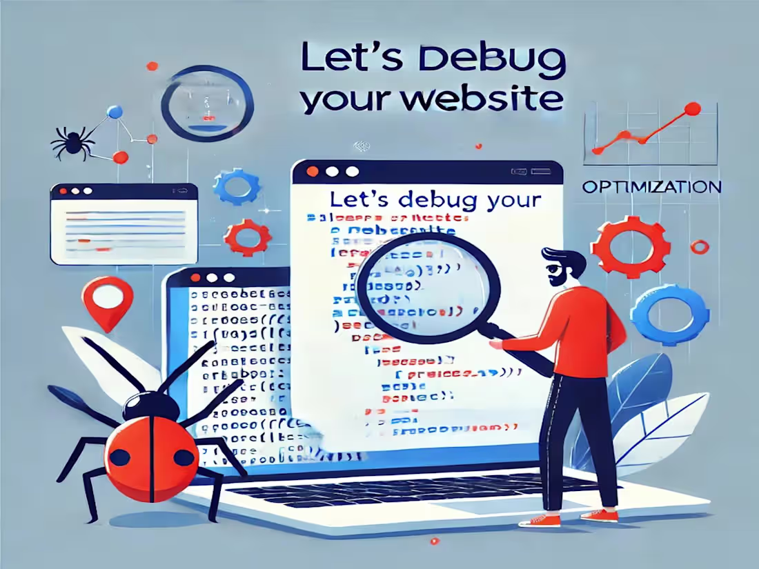 Cover image for Debug & Fix Your React, Next.js, TypeScript, or Tailwind Website