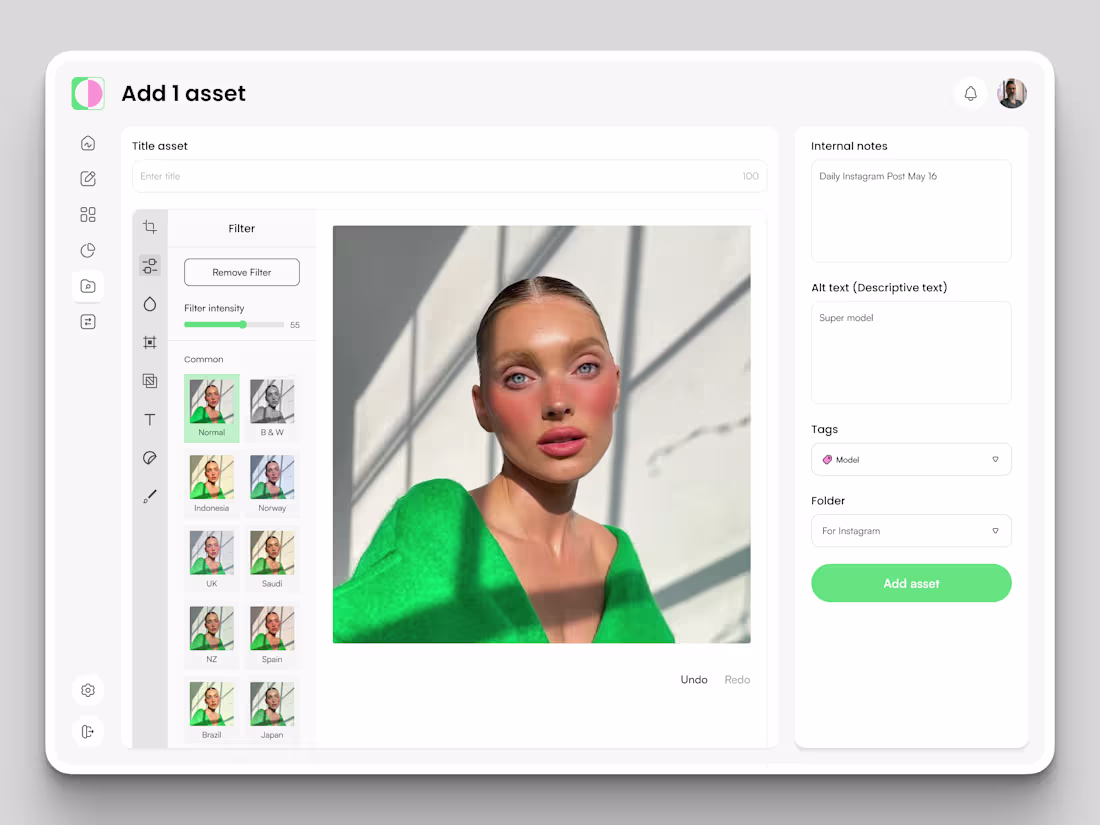 Cover image for Social Media Management Dashboard Design Save it for your in...