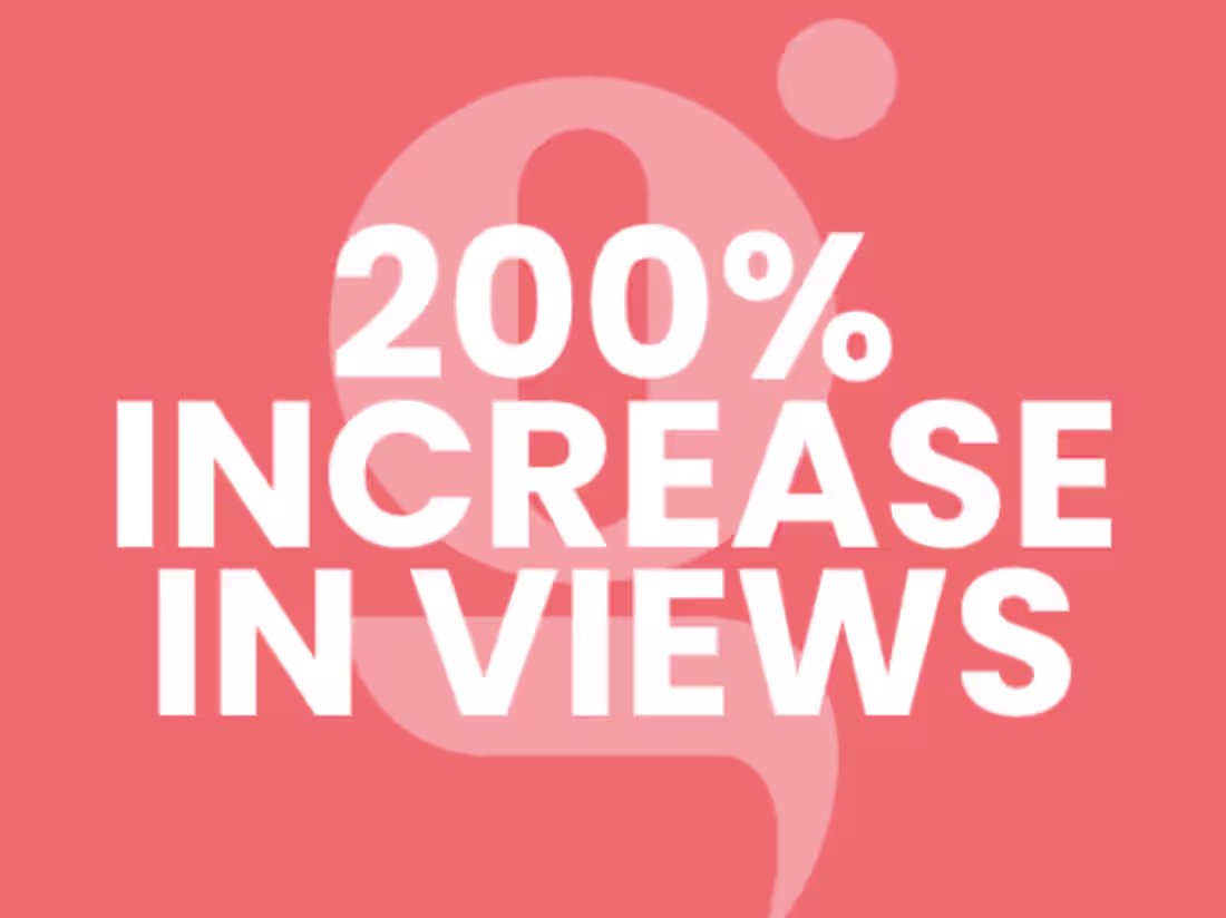 Cover image for Increasing Youtube Views by Over 200% in One Month