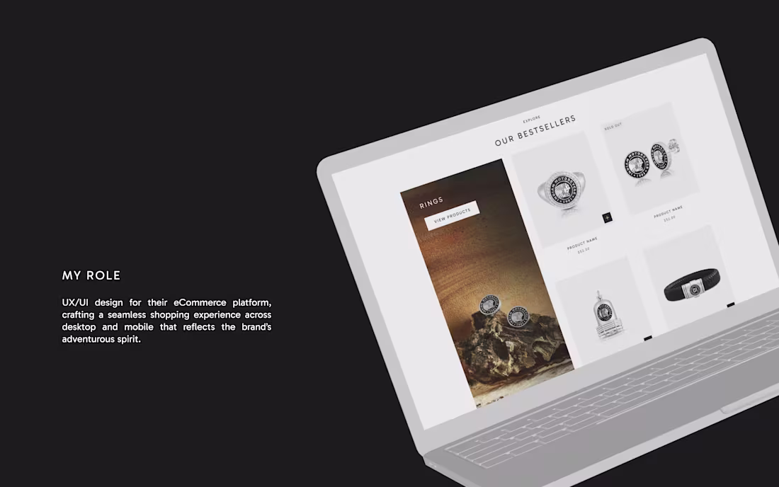 Cover image for eCommerce UX/UI for Jewelry Brand
UX/UI