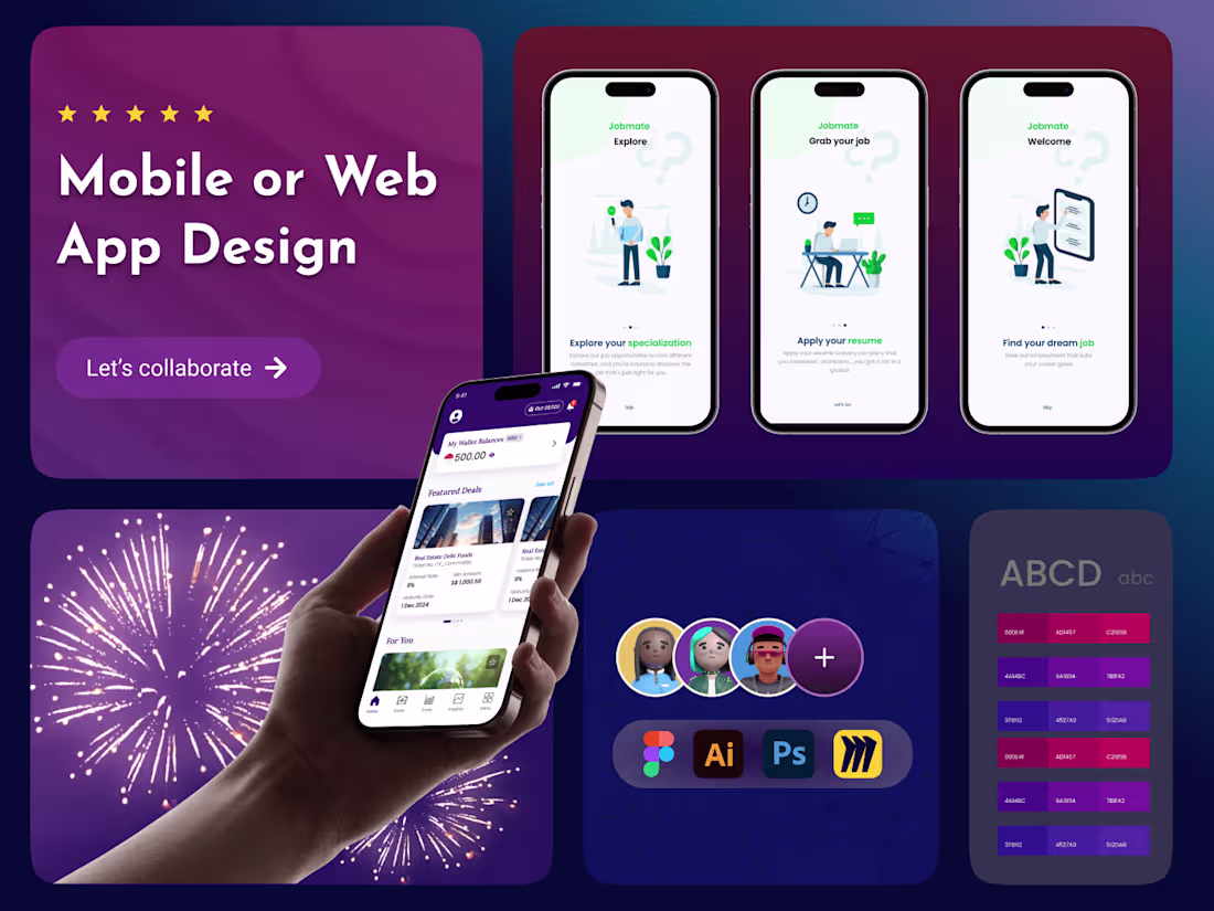 Cover image for 📱Mobile or Web app UI/UX Design