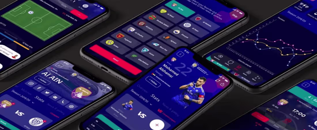Cover image for UAE Pro League Mobile App and Website Redesign