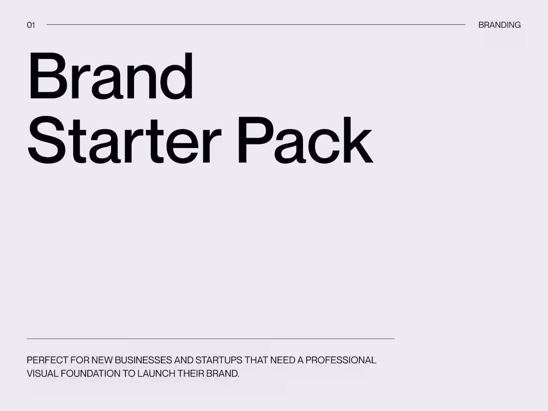 Cover image for Starter Brand Package