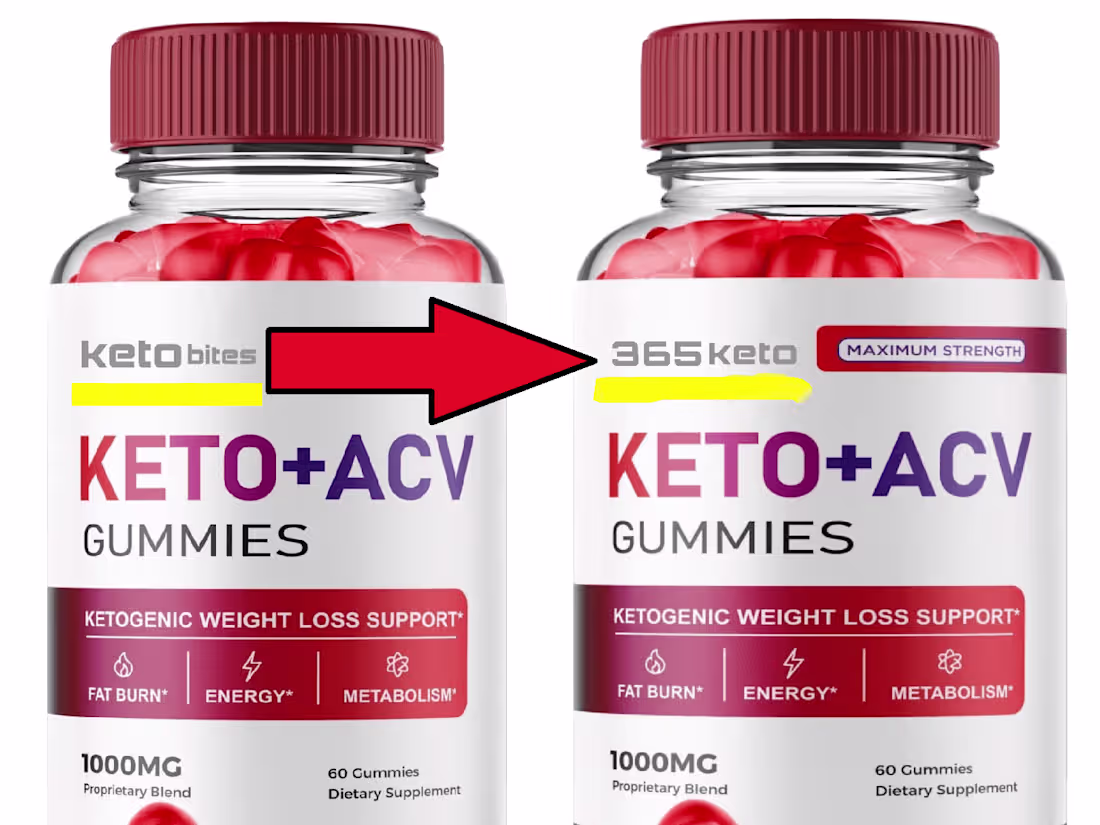 Cover image for Text Replacement and Enhancement for "Keto Bites" Bottle Image