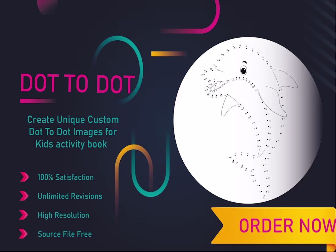 Cover image for I will design children dot to dot and all other activity pages