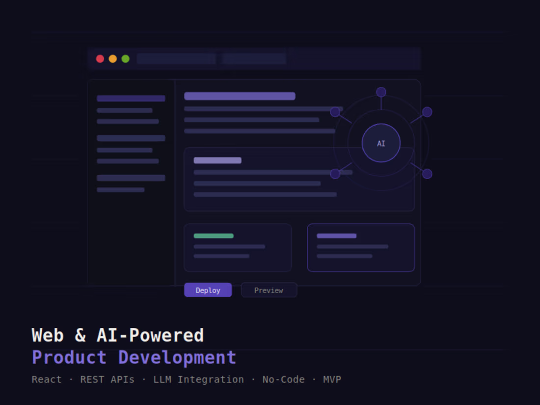Cover image for Web & AI Powered Product Development