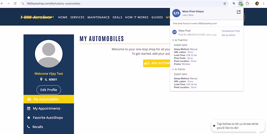 Cover image for Implemented end-to-end conversion tracking across