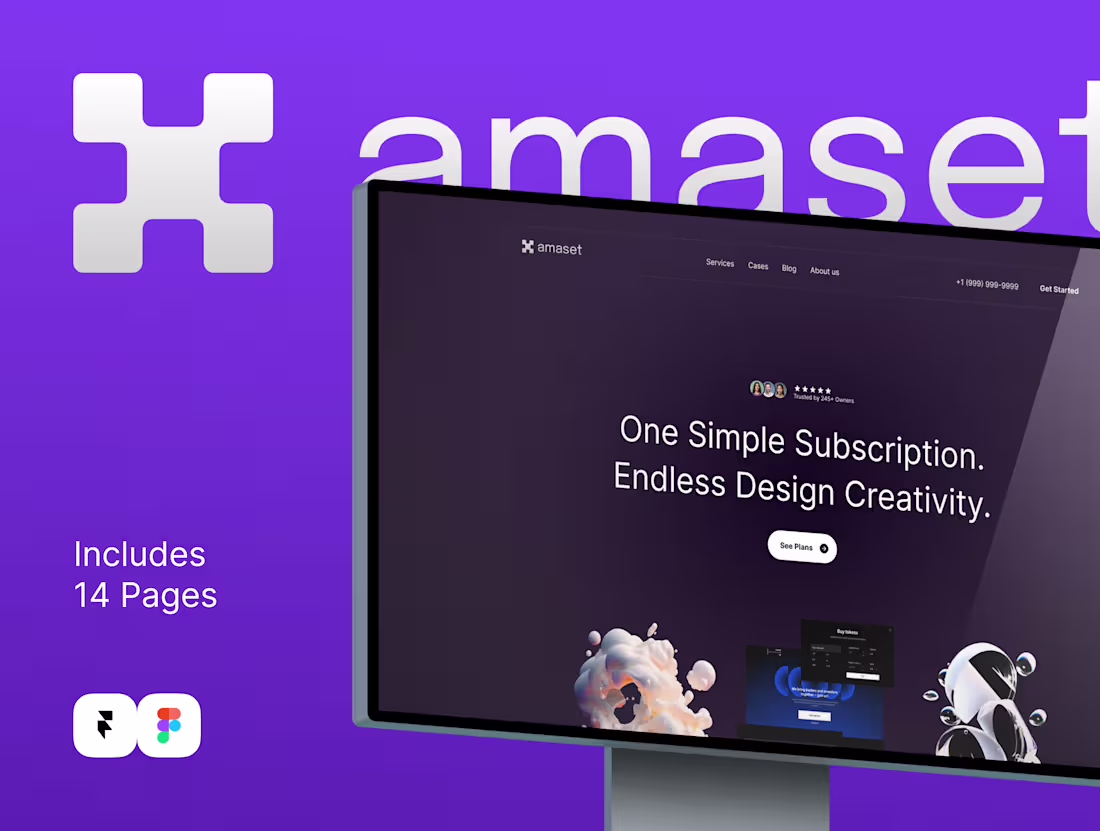 Cover image for Amaset | Website Template For Agencies