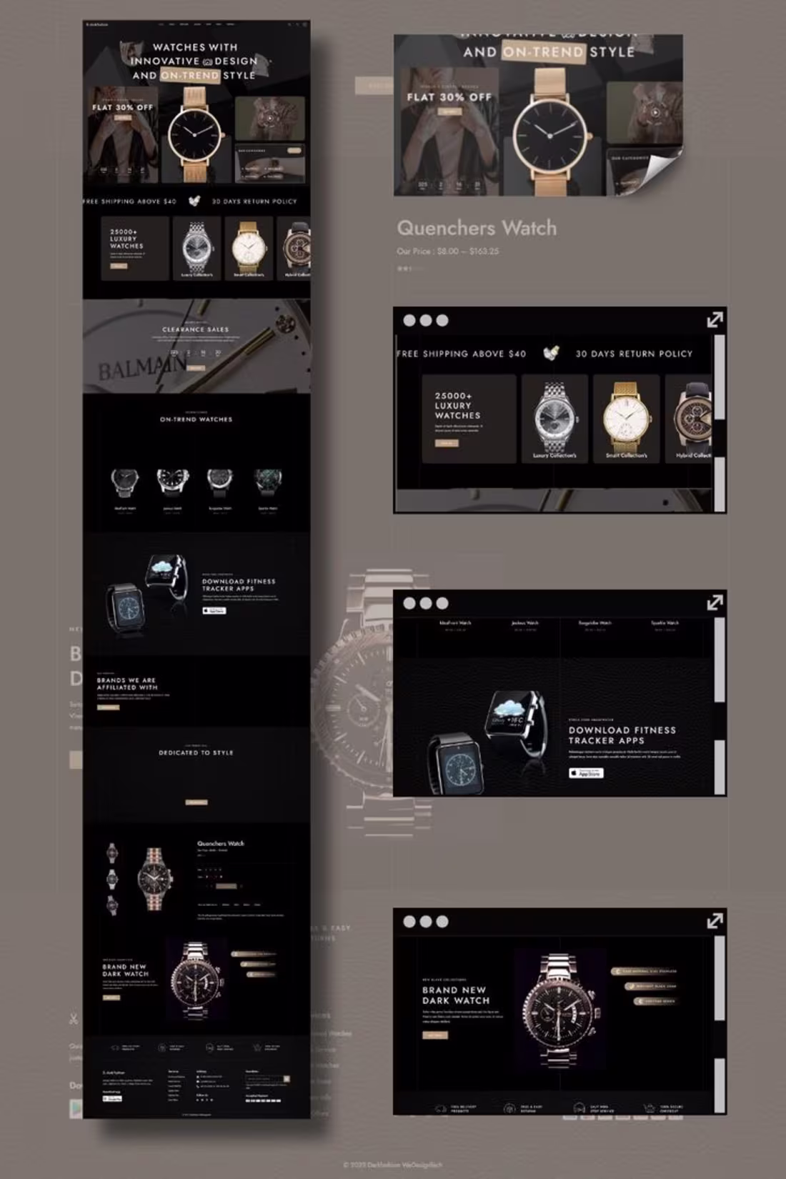 Cover image for Watch Store – Figma UI/UX Design