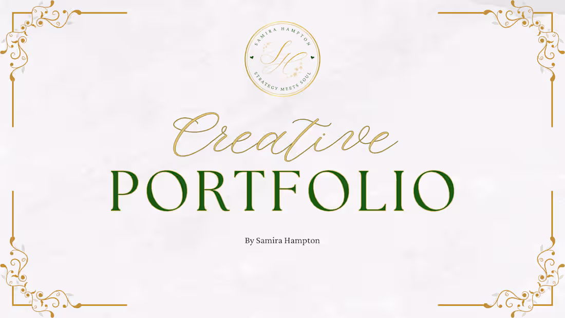 Cover image for Samira's Creative Portfolio & Resume