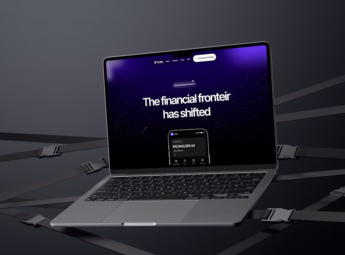 Cover image for Framer - Web3 app download landing page 
