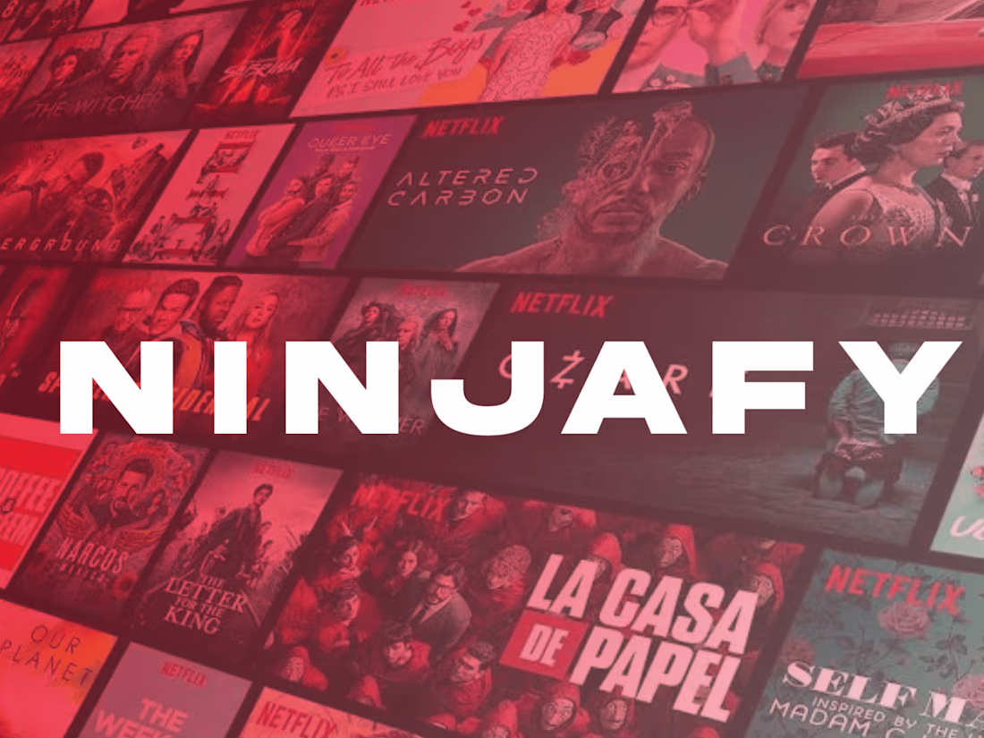 Cover image for Ninjafy - A frontend Netflix Clone.