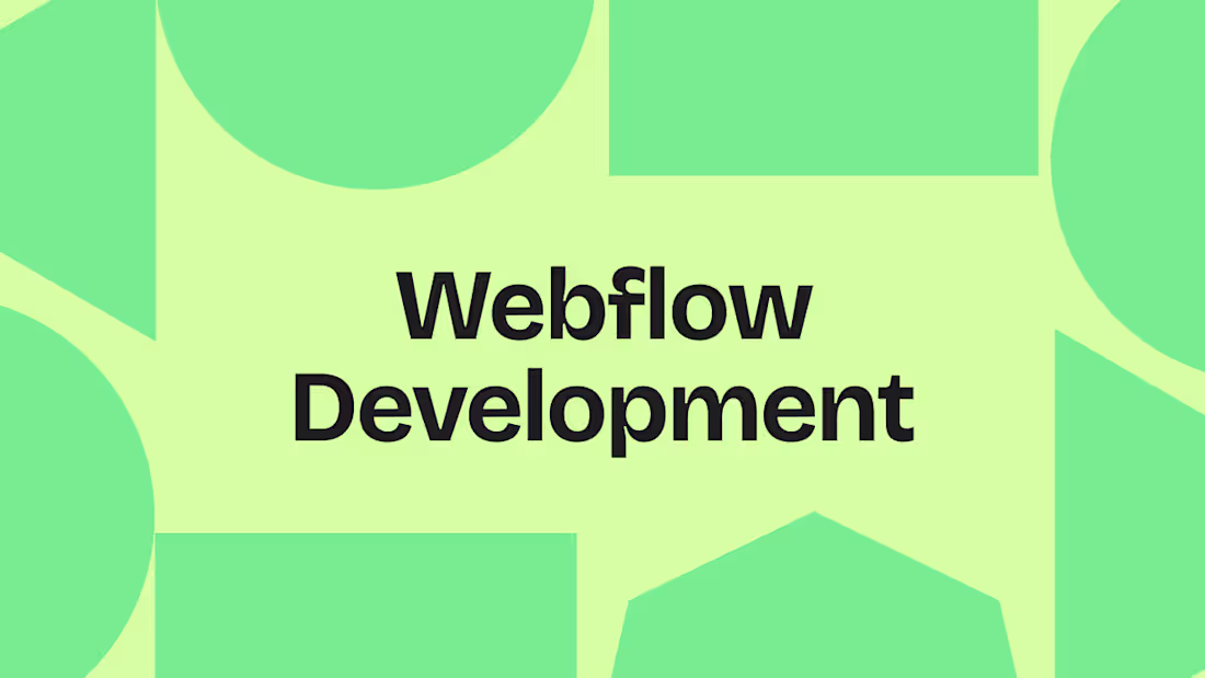 Cover image for Webflow Development: Custom, responsive, & seamless.