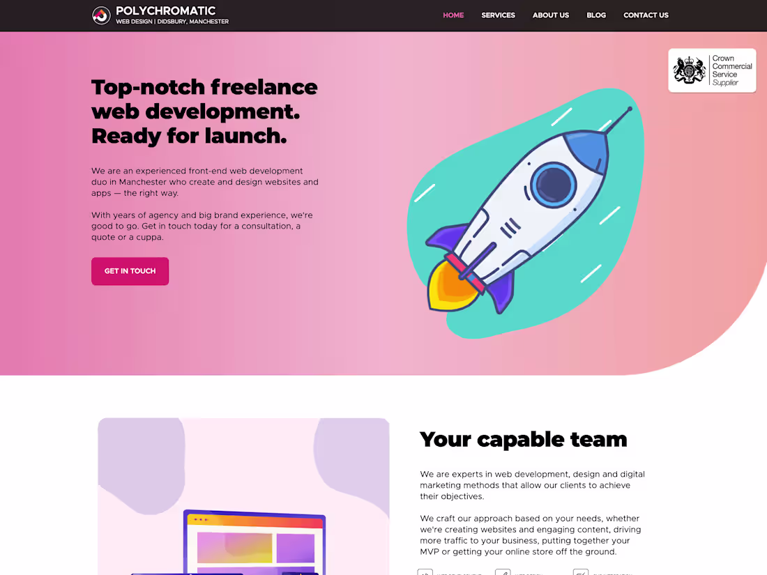 Cover image for Polychromatic Website Design & Build