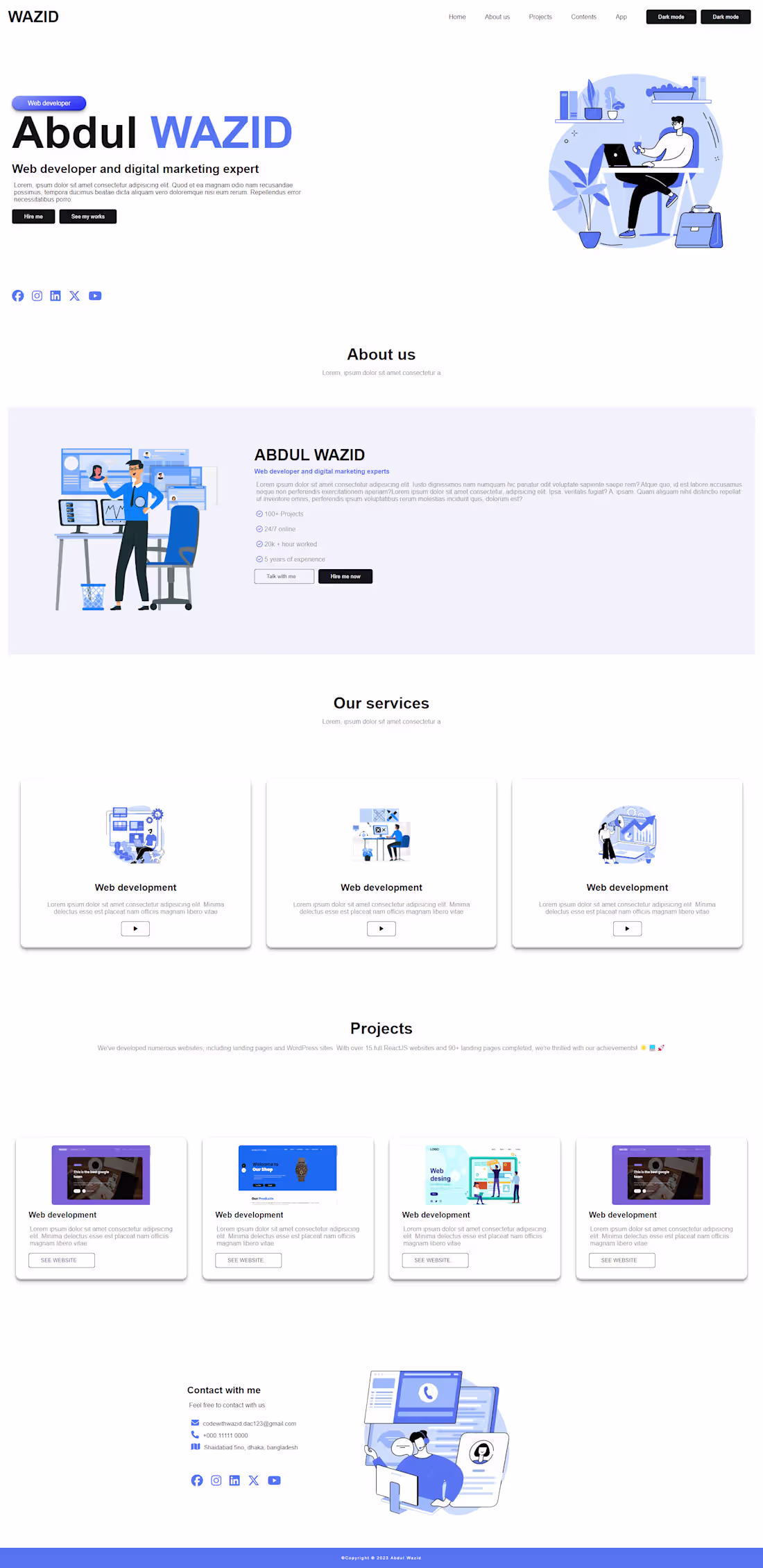 Cover image for Portfolio website 