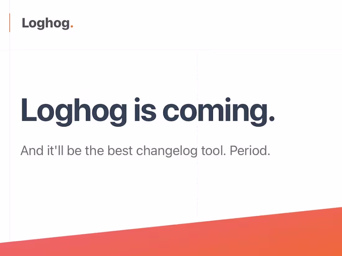 Cover image for Founding Loghog: Changelog management with AI