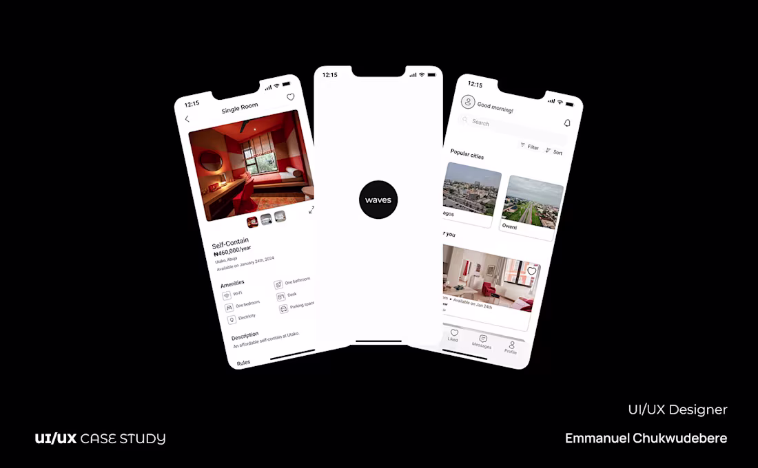 Cover image for Waves - Simplifying Apartment Searches in Nigeria