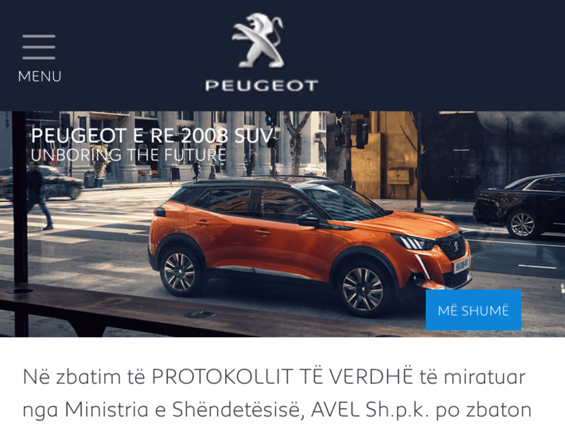 Cover image for Peugeot Kosovë