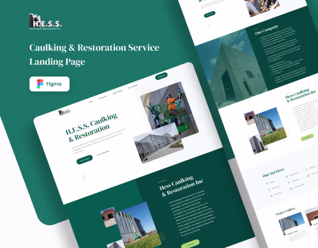 Cover image for H.E.S.S Caulking | Real Estate, Architecture Interior Web Design