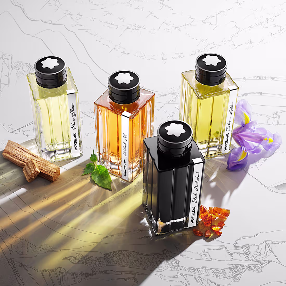 Cover image for Montblanc Collection fragrance bottles